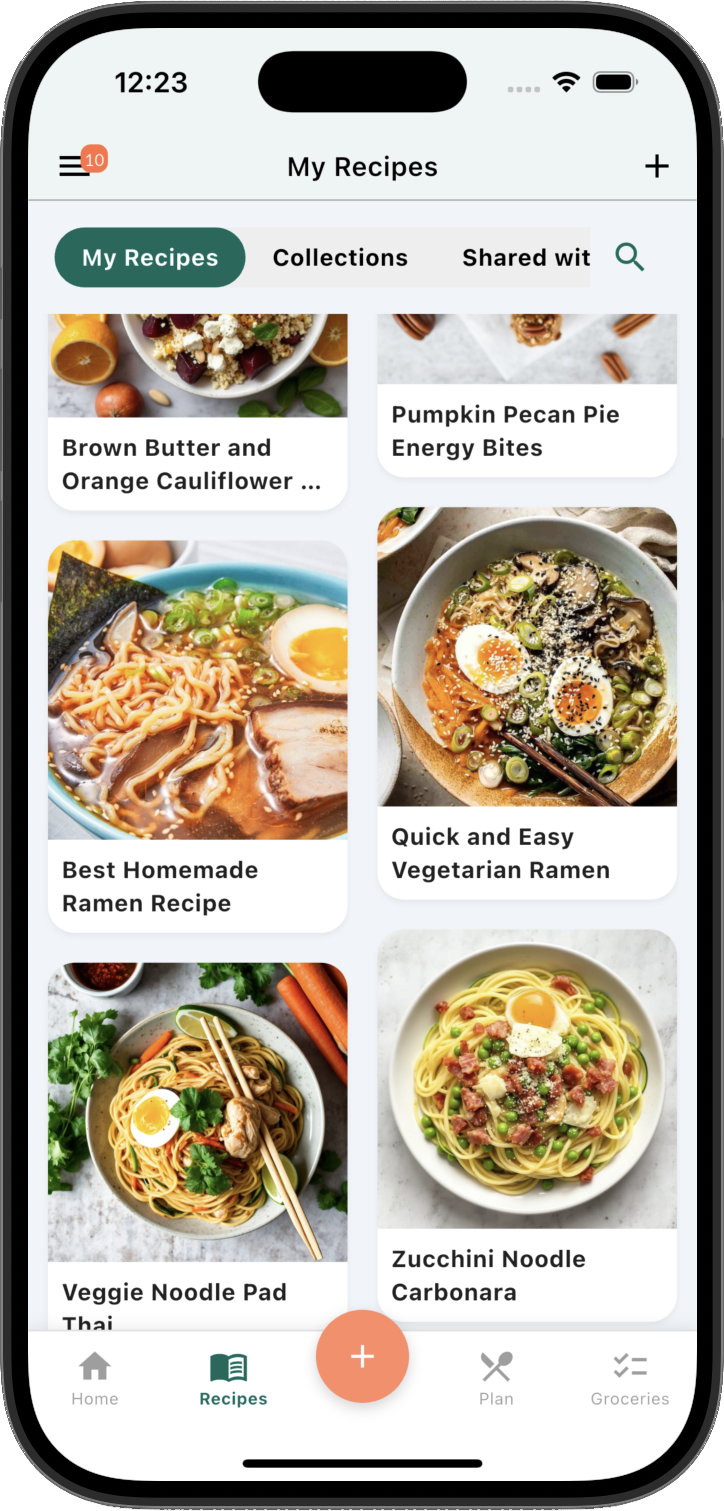 My Meals App Preview